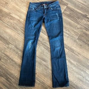 Lucky bootcut size 0/24 dark wash jeans